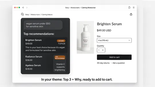 Refina: AI Product Recommender screenshot