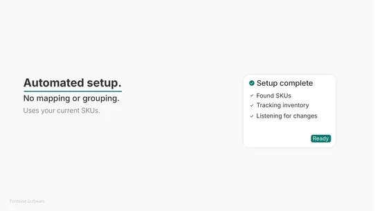 SKU Stock Sync | Fontaine screenshot