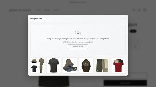 Gideonis AI Visual Search screenshot