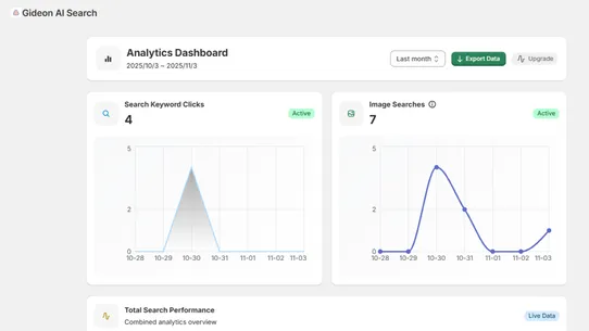 Gideonis AI Visual Search screenshot