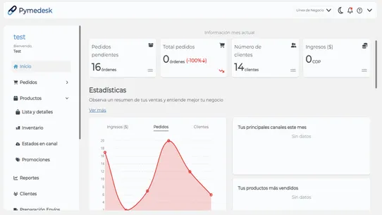 Pymedesk screenshot