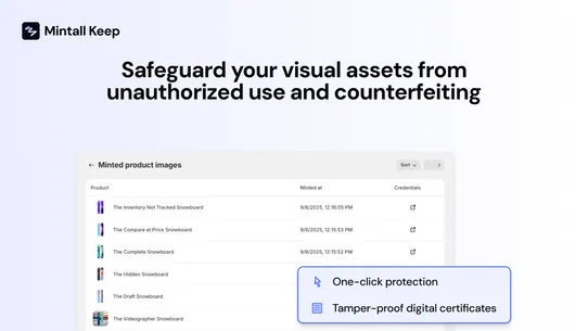 Mintall Keep screenshot