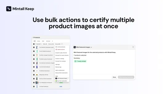 Mintall Keep screenshot