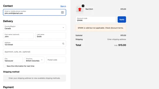 Discount Spark screenshot