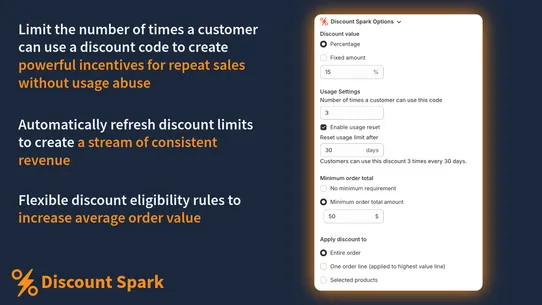 Discount Spark screenshot