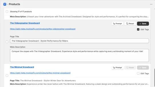 Tagwise | Smart Product SEO screenshot