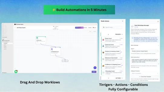WhatsApp Agent: AI &amp; Campaigns screenshot