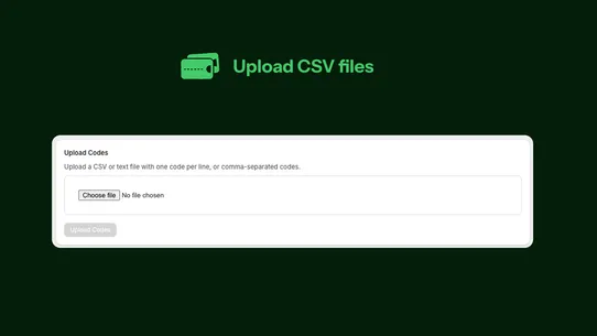 Cody → Bulk Discount Codes screenshot