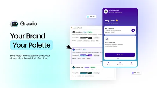 Gravio: AI Chatbot &amp; Live Chat screenshot