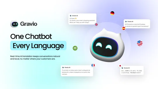 Gravio: AI Chatbot &amp; Live Chat screenshot