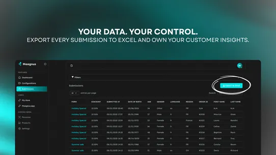 Maagnus – Data for Growth screenshot
