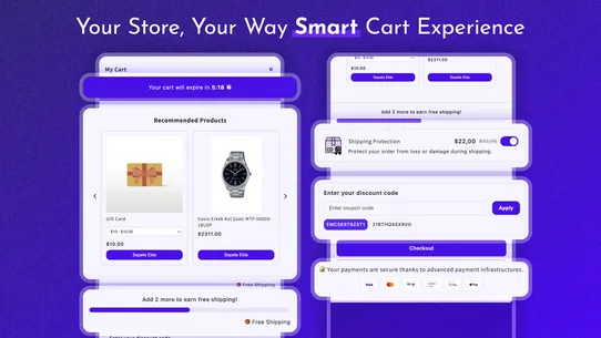 SmartCart Upsell screenshot