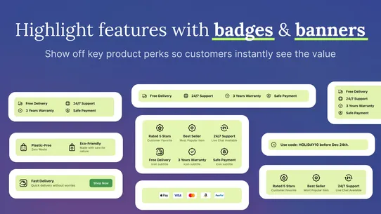 Rocket Trust Badges &amp; Icons screenshot