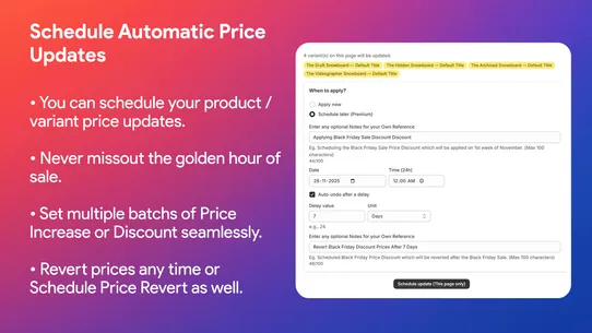 DG Bulk Product Price Editor screenshot