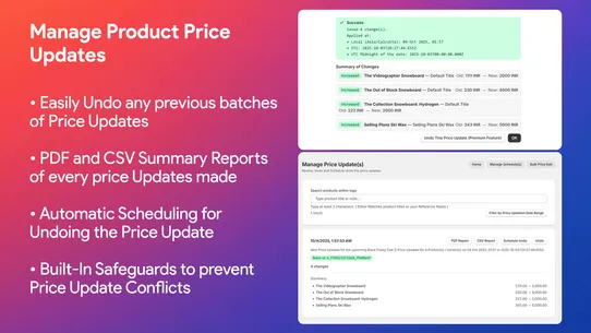DG Bulk Product Price Editor screenshot