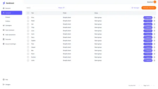 Sendiment screenshot