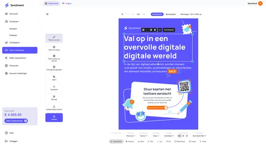 Sendiment screenshot