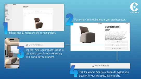 CwithAR ‑ 3D Product Viewer screenshot