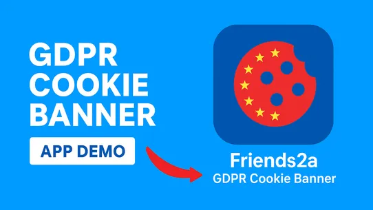 Friends2a GDPR Cookie Banner screenshot