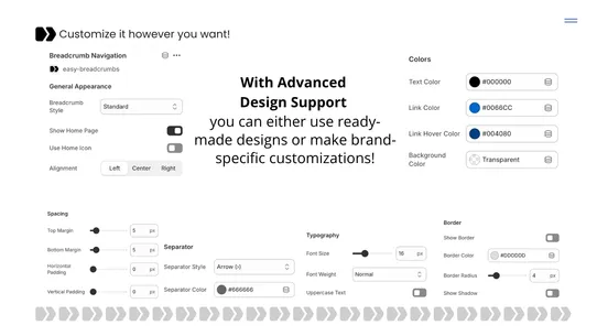 Easy Breadcrumb screenshot