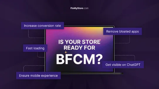 FixMyStore ‑ BFCM Store Audit screenshot