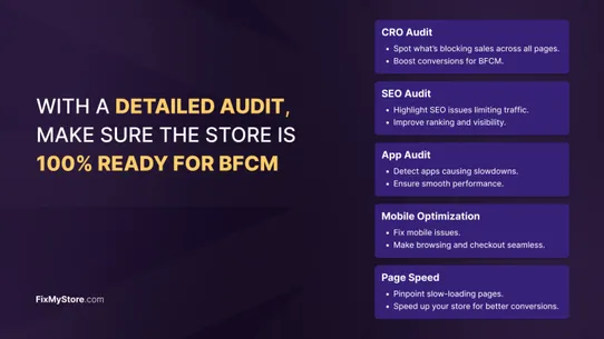 FixMyStore.com: AI Store Audit screenshot