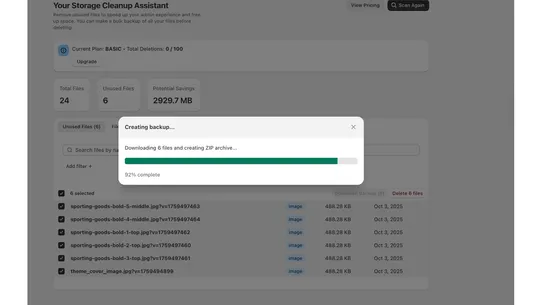 File Sweep: Store Cleanup screenshot