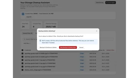 File Sweep: Store Cleanup screenshot