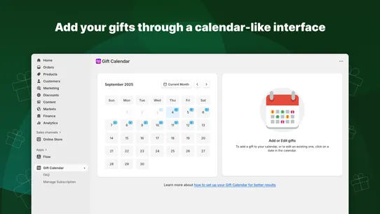 SBS Gift Calendar screenshot