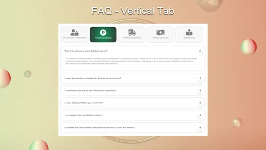 FAQify: FAQ page ‑ Product FAQ screenshot