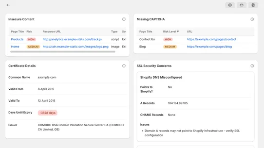 SecurEcommerce Cybersecurity screenshot
