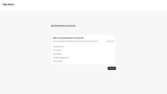 commonsku Connect screenshot