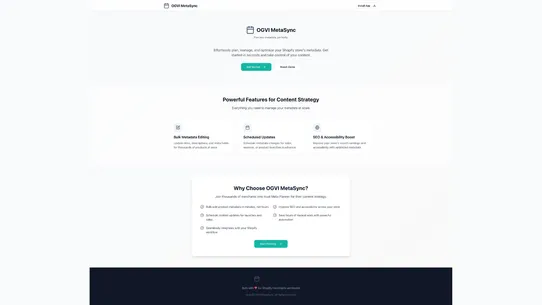 OGVI MetaSync screenshot