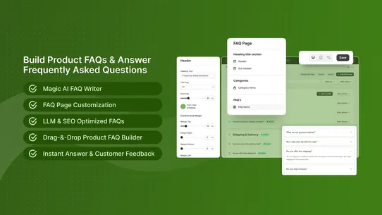 StoreFAQ‑ Product FAQ Builder screenshot