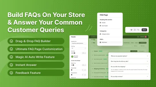 StoreFAQ‑ Product FAQ Builder screenshot
