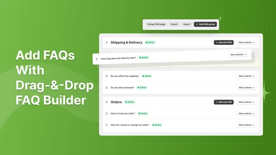 StoreFAQ‑ Product FAQ Builder screenshot