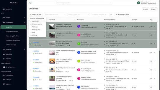 MyOrder: Bulk Fulfillment screenshot