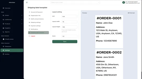 MyOrder: Bulk Fulfillment screenshot
