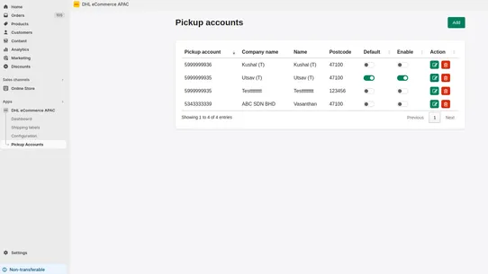 DHL eCommerce APAC screenshot