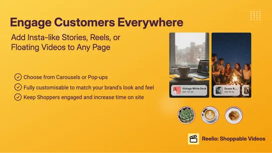 Reelio Shoppable Videos &amp; UGC screenshot