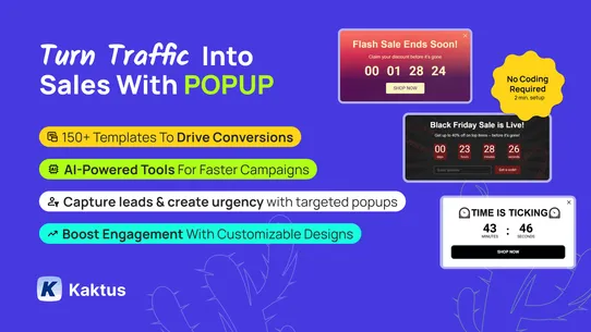 K: Popups screenshot