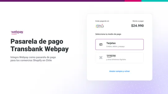 Webpay screenshot