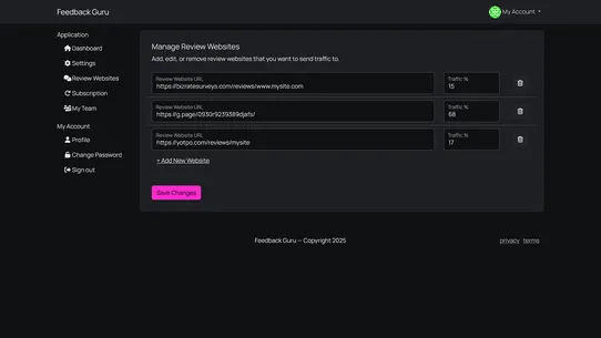 Feedback Guru screenshot