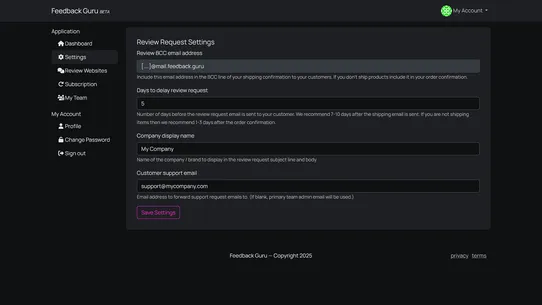 Feedback Guru screenshot