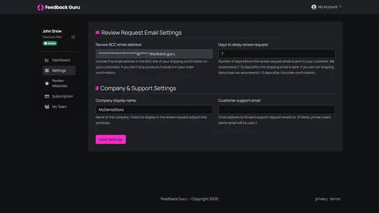 Feedback Guru screenshot