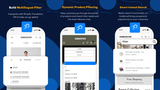 AI Search &amp; Product Filter |SB screenshot