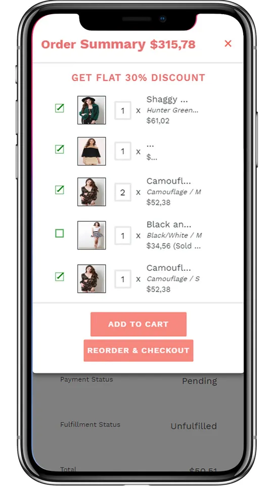 Advance Reorder ‑ Repeat Order screenshot