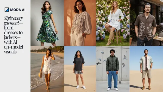 MODA: AI Model Photos+Videos screenshot
