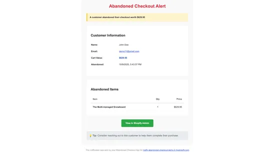 GoneCart screenshot