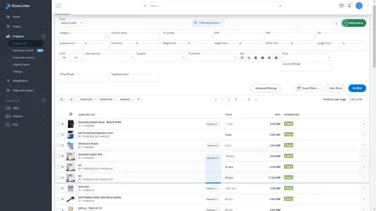 base.com (formerly BaseLinker) screenshot